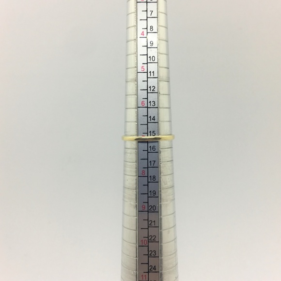 10k Gold Heart Tourmaline & Diamond Ring Size 7 - Picture 7 of 7